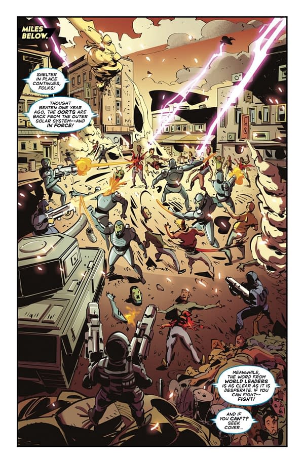 Interior preview page from War Wolf #3