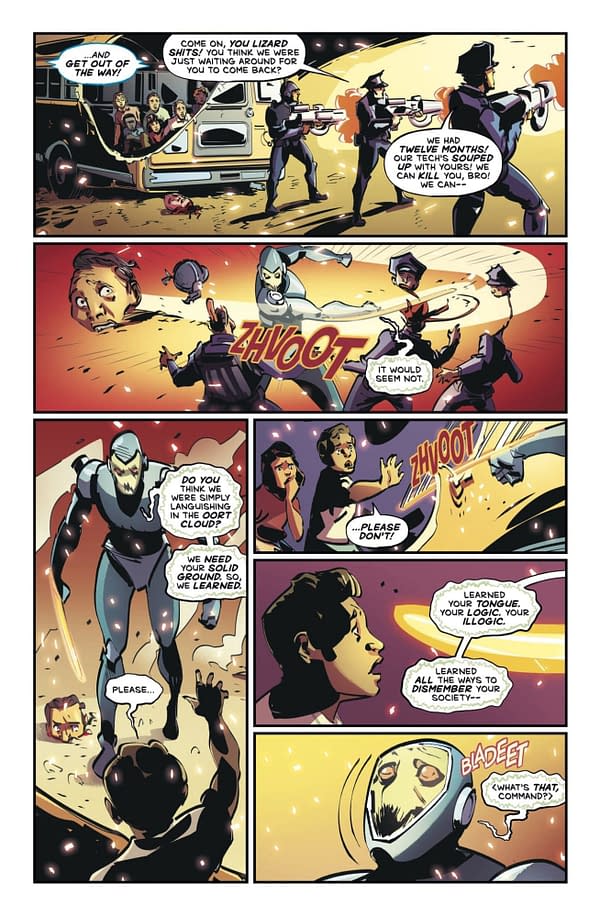 Interior preview page from War Wolf #3