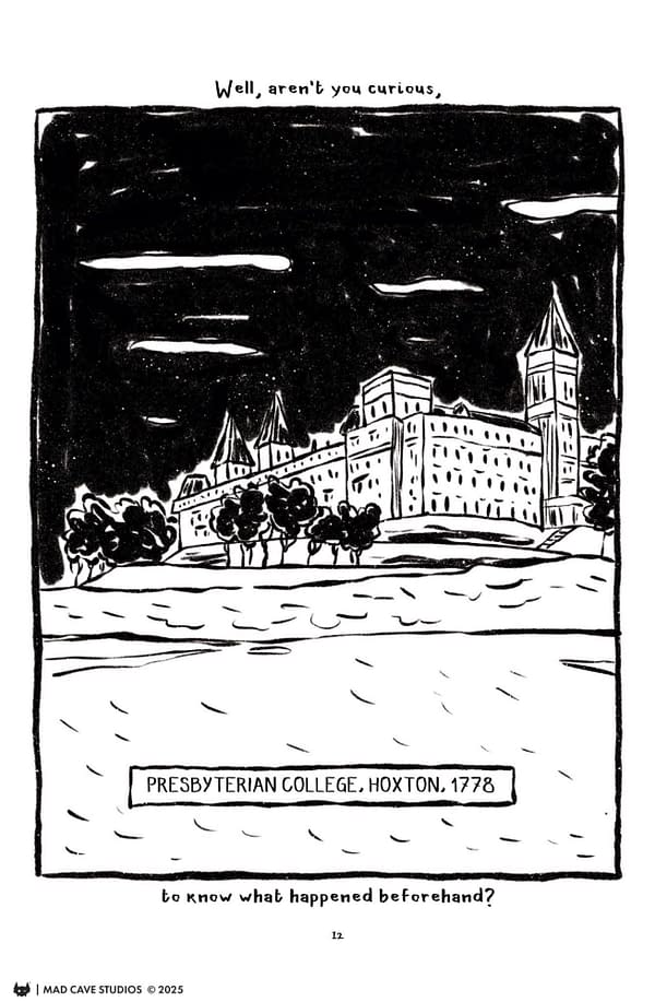 Interior preview page from Mary Shelley: The Eternal Dream