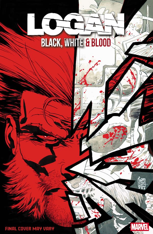 Cover image for LOGAN: BLACK, WHITE & BLOOD #4 GIUSEPPE CAMUNCOLI VARIANT
