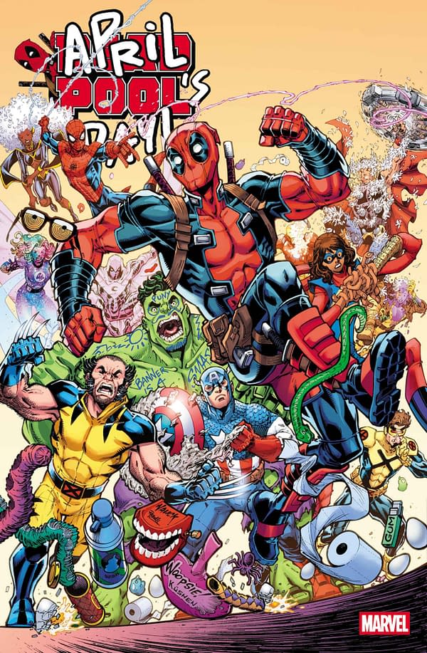Cover image for DEADPOOL: APRIL POOL'S DAY #1 TODD NAUCK VARIANT