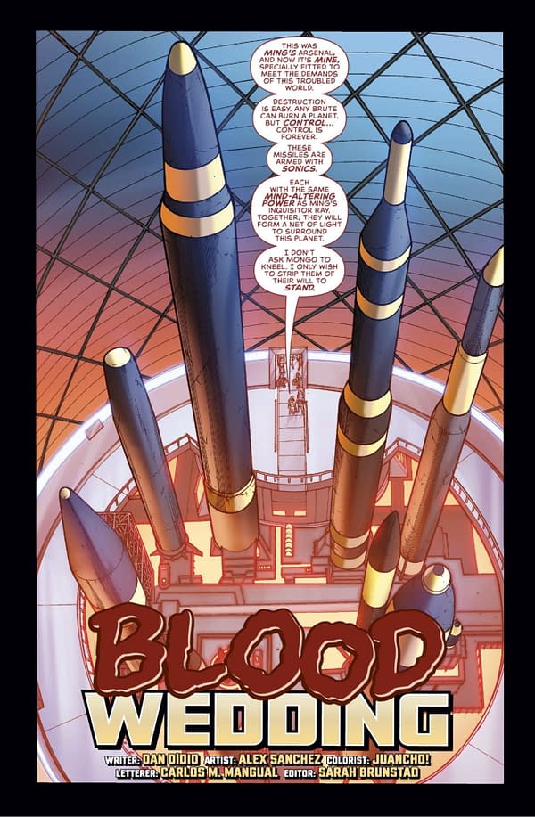 Interior preview page from Defenders of the Earth: Dark Destiny #4
