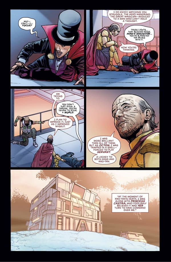 Interior preview page from Defenders of the Earth: Dark Destiny #4