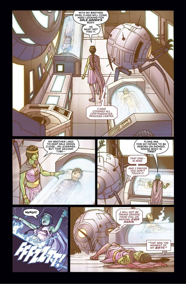 Interior preview page from Defenders of the Earth: Dark Destiny #4