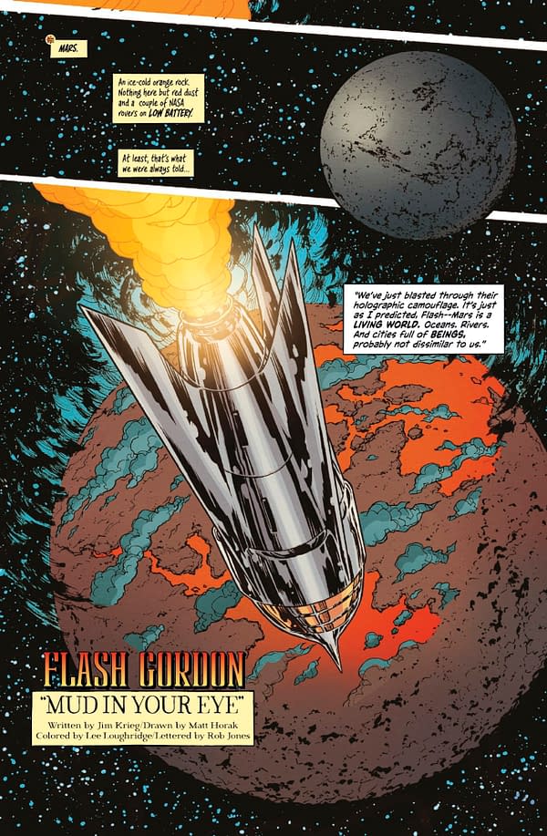 Interior preview page from Flash Gordon Quarterly #7