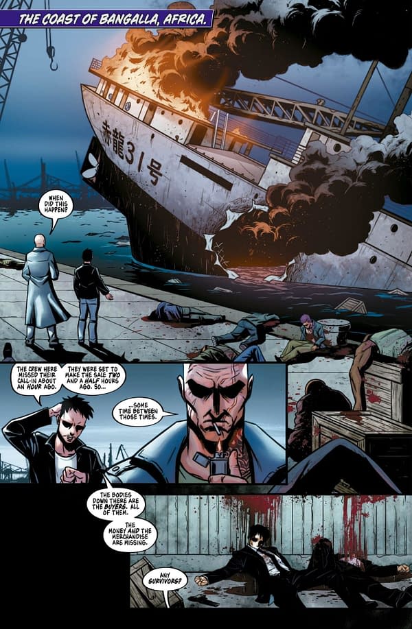 Interior preview page from The Phantom vs. the Red Dragons #1