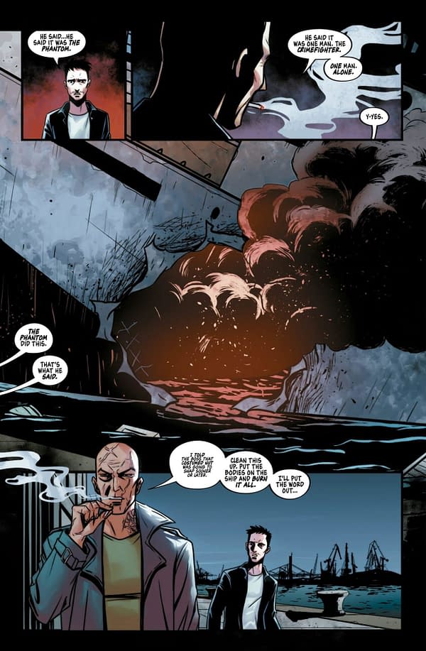 Interior preview page from The Phantom vs. the Red Dragons #1