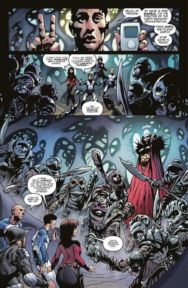 Interior preview page from Flash Gordon #18