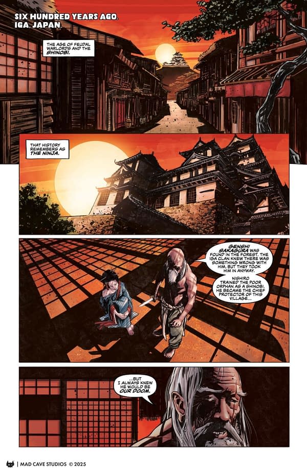 Interior preview page from Honor and Curse: Eternal Vol. 1
