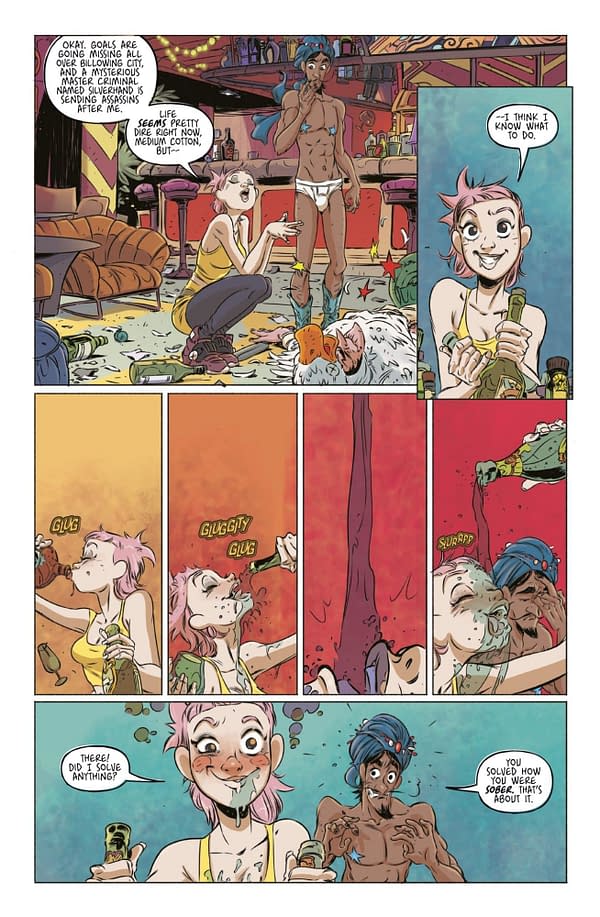 Interior preview page from Junk Punch #2