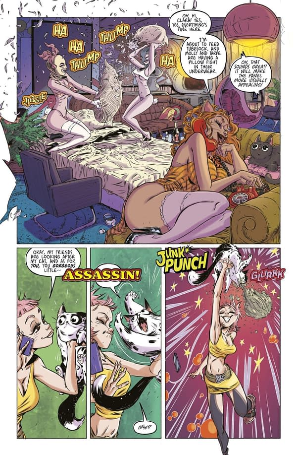 Interior preview page from Junk Punch #2