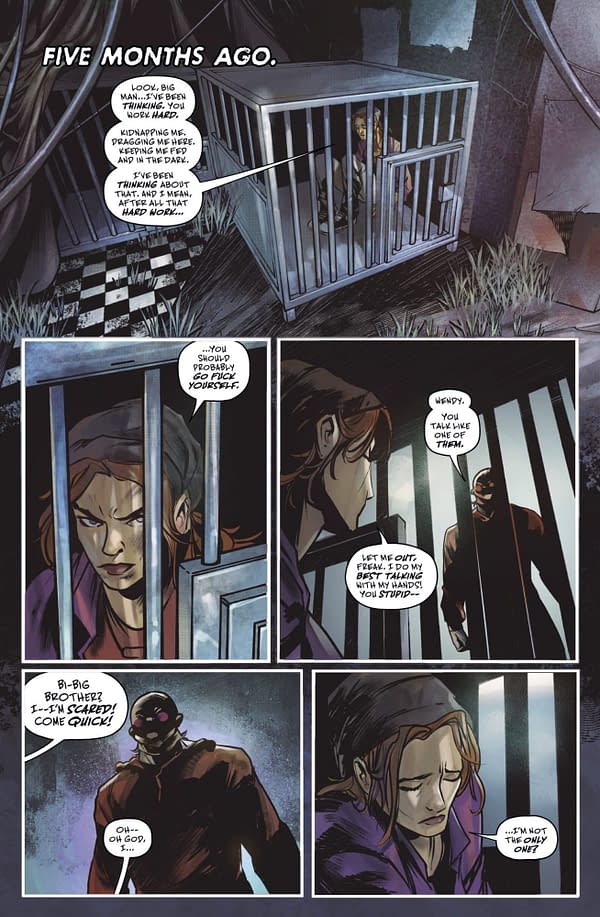 Interior preview page from Land of Never #2