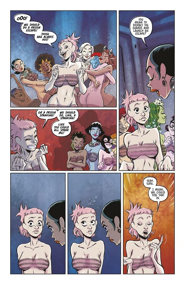 Interior preview page from Junk Punch #4
