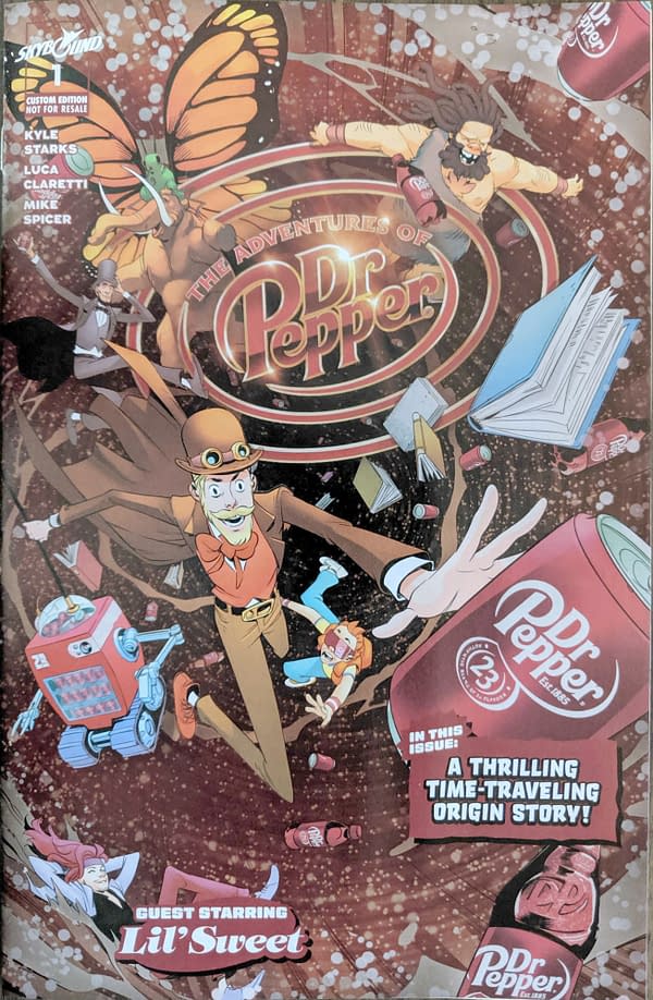 Skybound Publishes the Time-Traveling Adventures of the Doctor for SDCC... Dr. Pepper, That Is