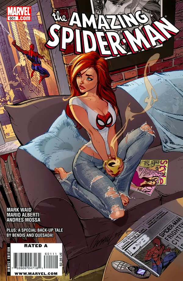 When J Scott Campbell Revisited *That* Mary Jane Cover For Marvel Comics  #1000