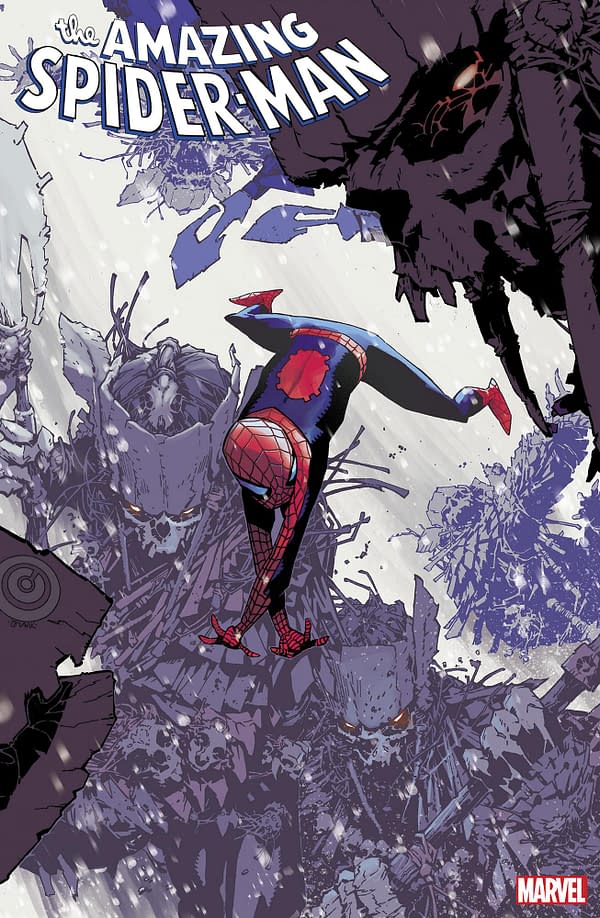 Cover image for AMAZING SPIDER-MAN 22 CHRIS BACHALO VARIANT