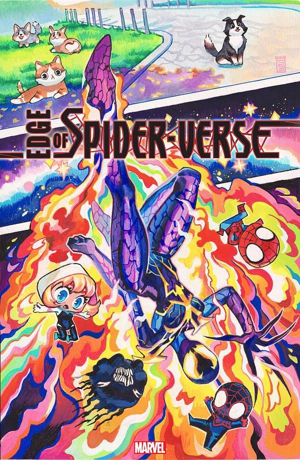 Cover image for EDGE OF SPIDER-VERSE 4 RIAN GONZALES VARIANT