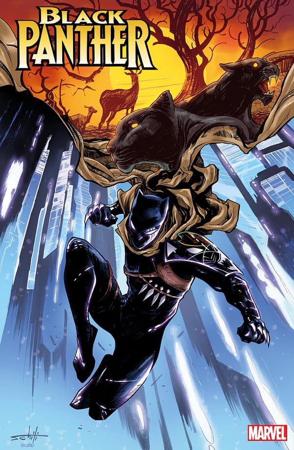 Cover image for BLACK PANTHER 9 VALERIO SCHITI VARIANT