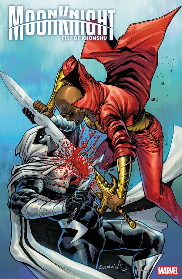 Cover image for MOON KNIGHT: FIST OF KHONSHU #8 SERGIO DAVILA VARIANT