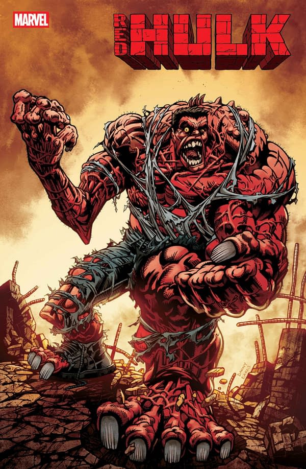 Cover image for RED HULK #5 DANNY EARLS VARIANT [DOOM]