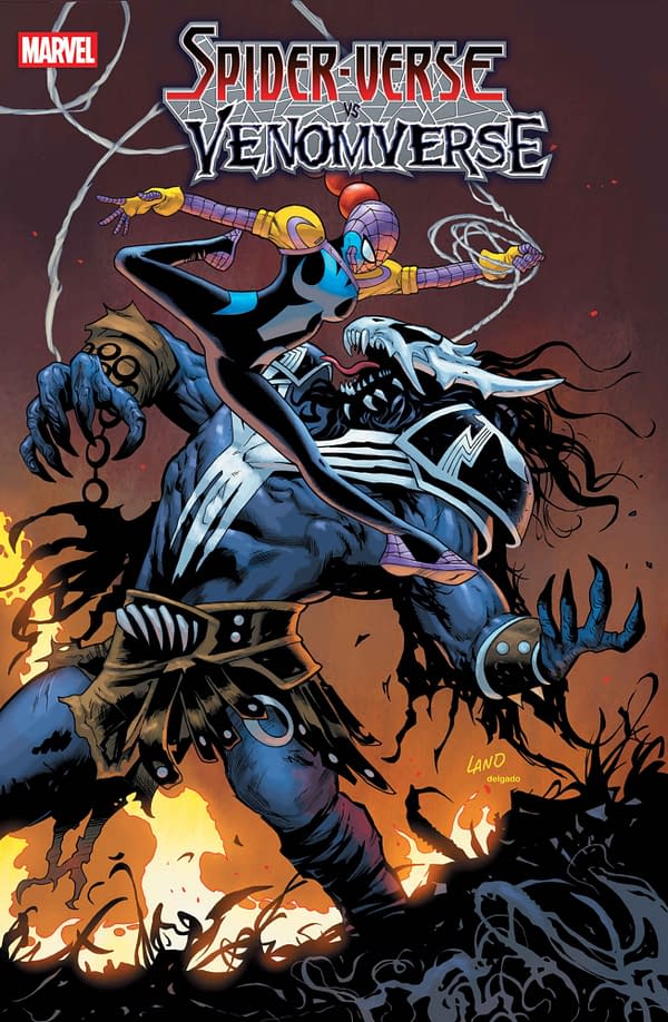 Cover image for SPIDER-VERSE VS. VENOMVERSE #1 GREG LAND VARIANT