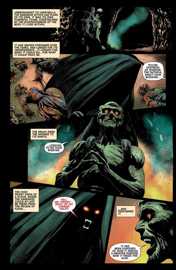 Interior preview page from Vampirella: Armageddon #9