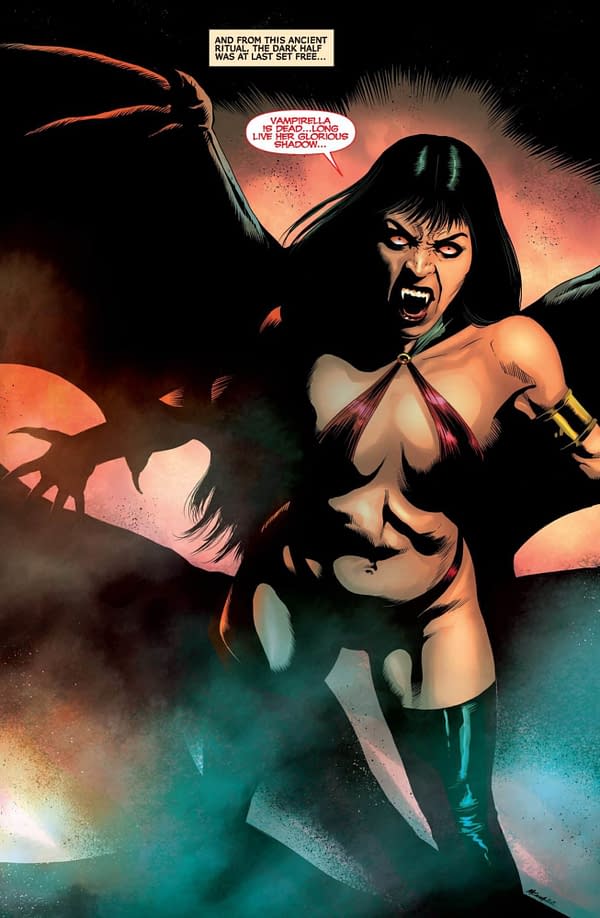 Interior preview page from Vampirella: Armageddon #9