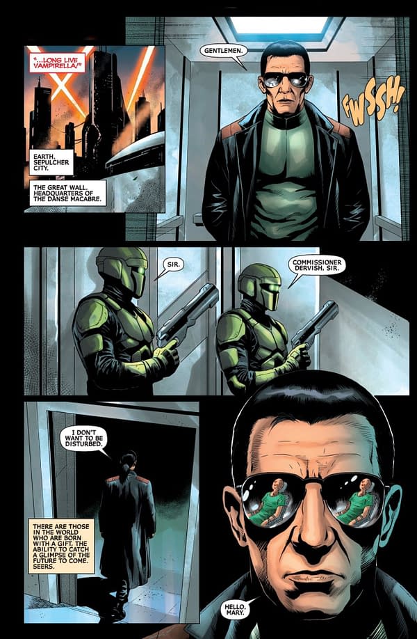 Interior preview page from Vampirella: Armageddon #9