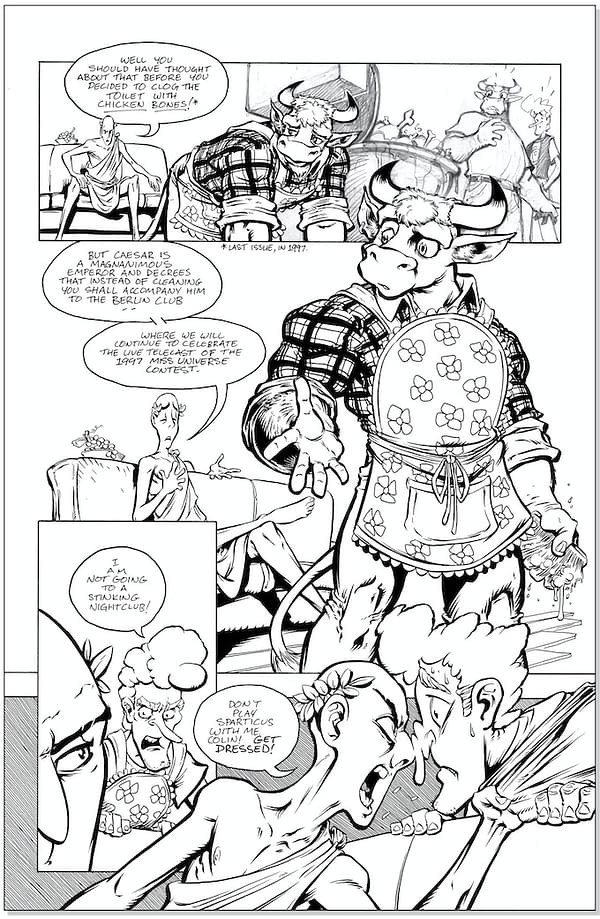 Dave Sim's Page For Tim McEwen's Return To Greener Pastures