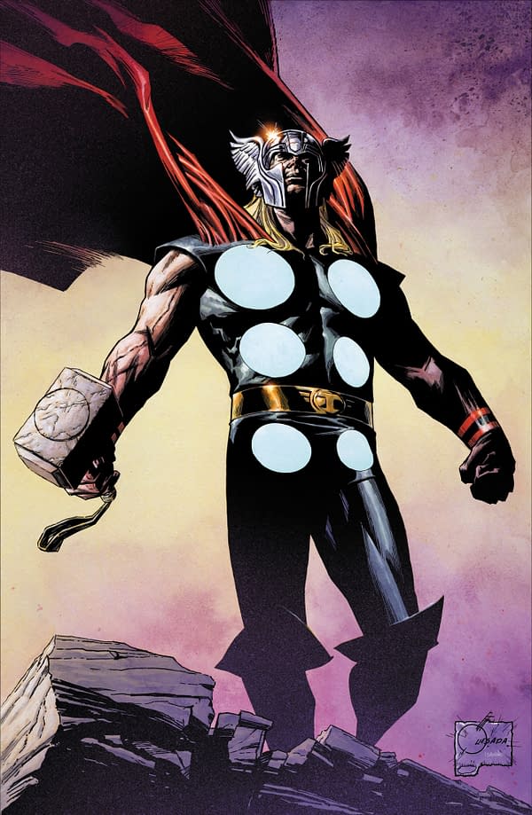 Cover image for THOR #1 JOE QUESADA VIRGIN VARIANT