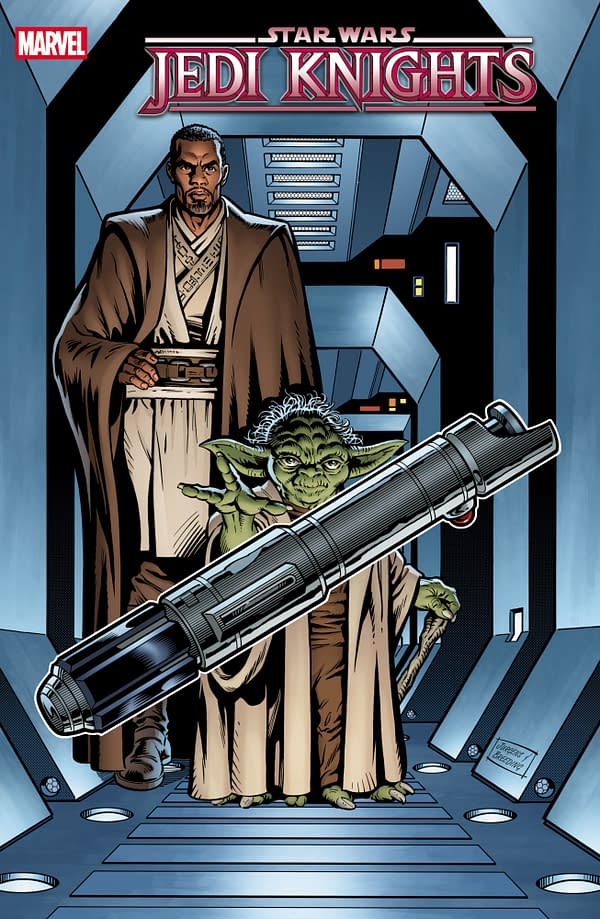 Cover image for STAR WARS: JEDI KNIGHTS #8 DAN JURGENS CLASSIC HOMAGE VARIANT