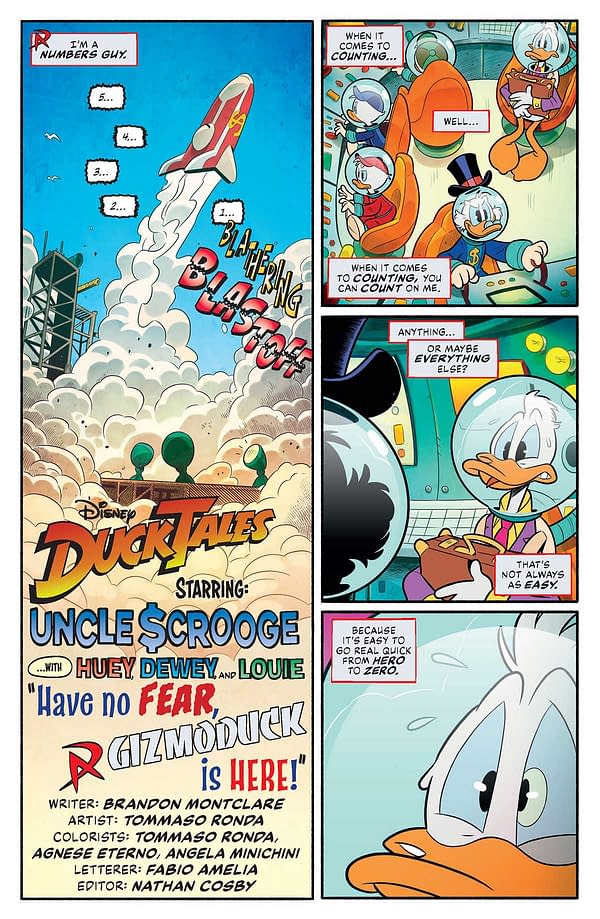 Interior preview page from Ducktales #8