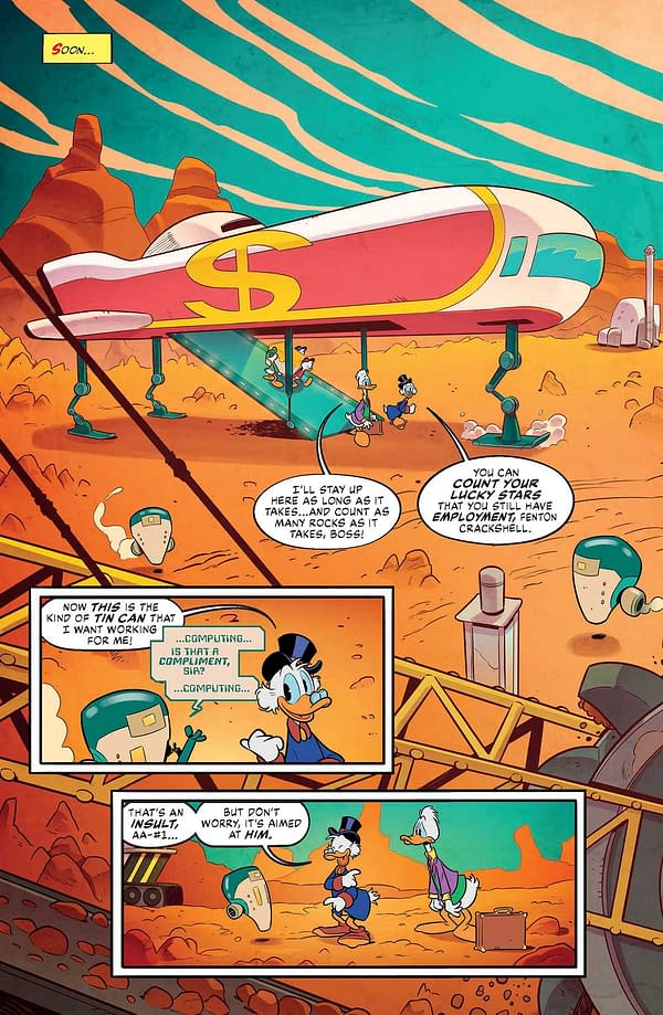 Interior preview page from Ducktales #8