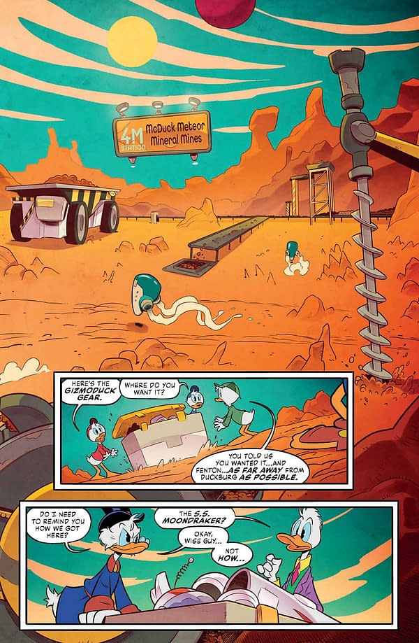 Interior preview page from Ducktales #8