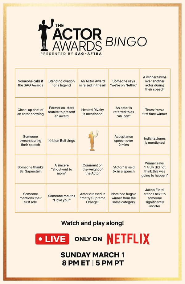 Your 2026 Actor Awards Viewing Guide: When/Where to Watch & Much More!