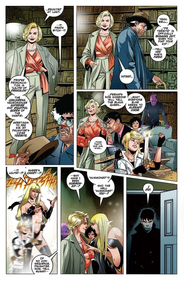 Interior preview page from Vampirella #4