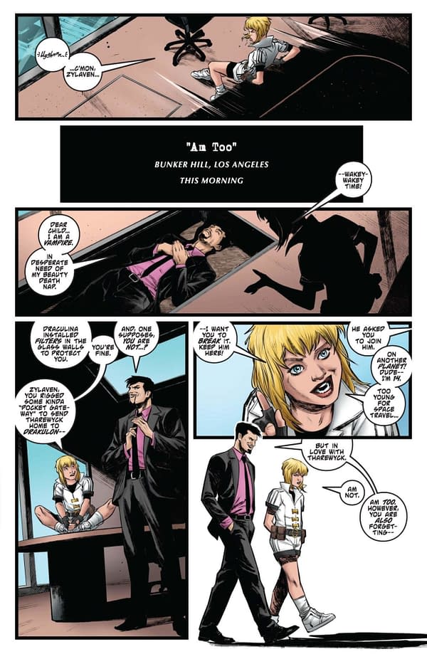 Interior preview page from Vampirella #4