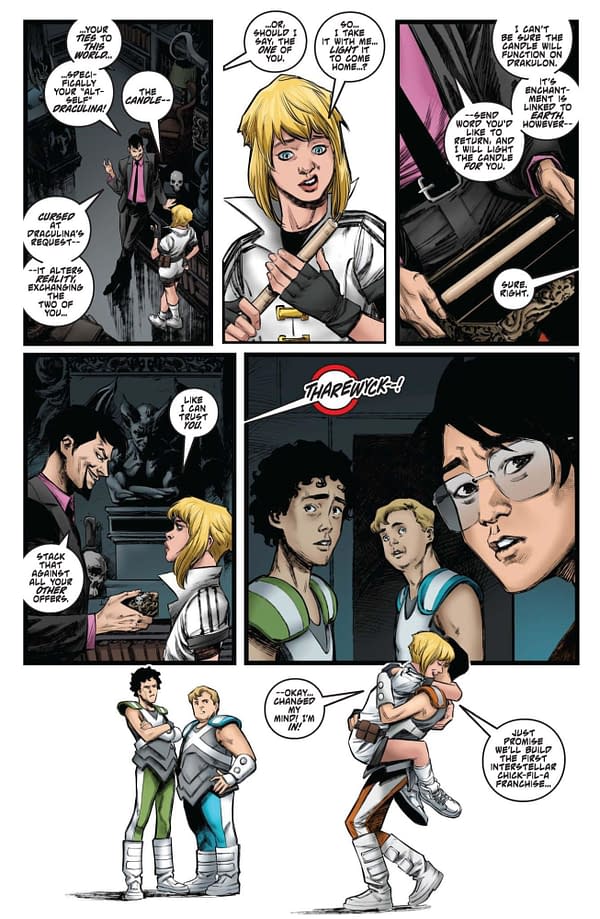 Interior preview page from Vampirella #4