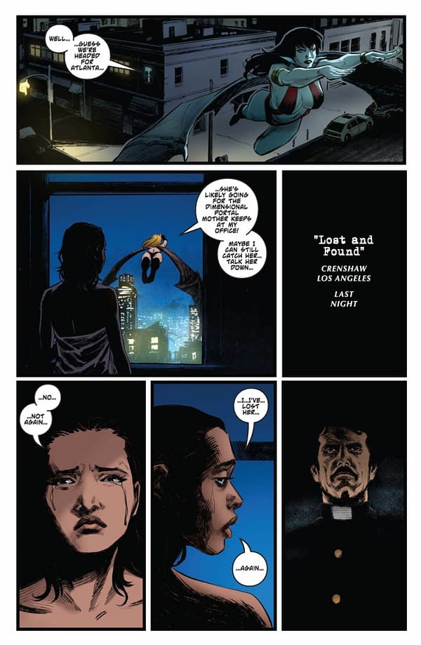 Interior preview page from Vampirella #4