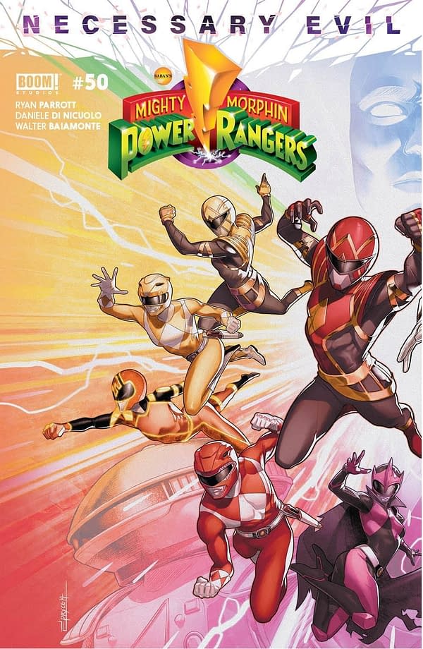 Mighty Morphin Power Rangers #50 Main Cover