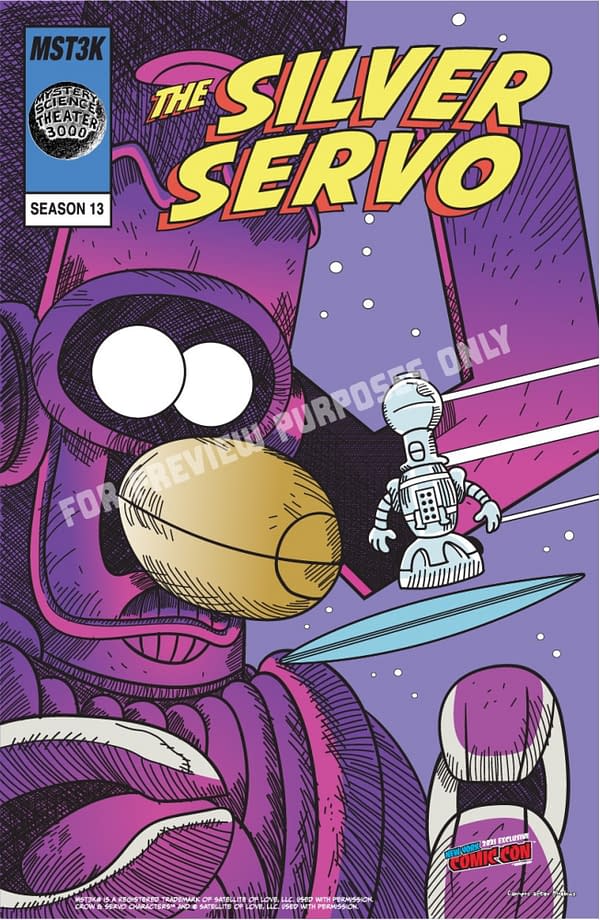 Mystery Science Theater 3000 Homages Comic Covers For NYCC Posters