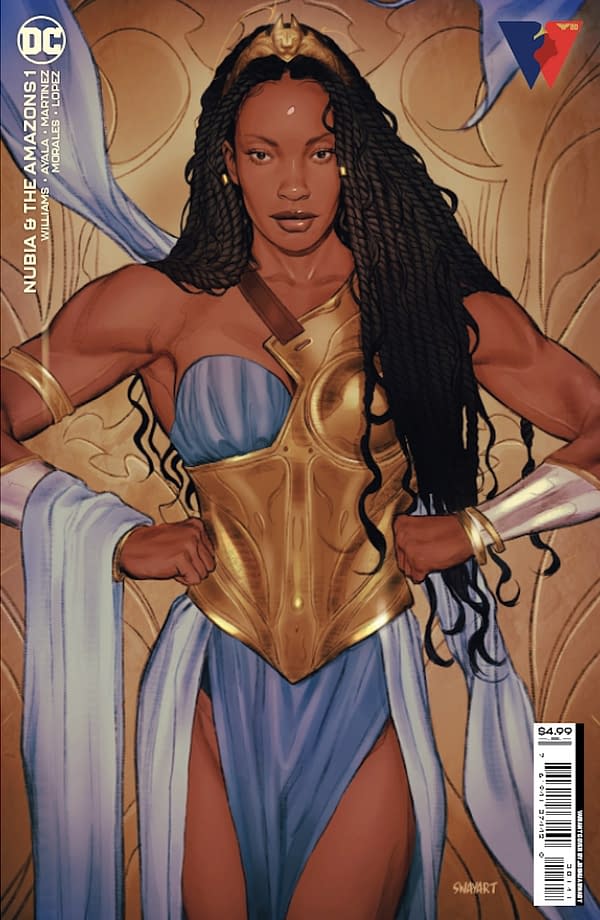 Cover image for NUBIA AND THE AMAZONS #1 (OF 6) CVR D JOSHUA SWAY SWABY CARD STOCK VAR