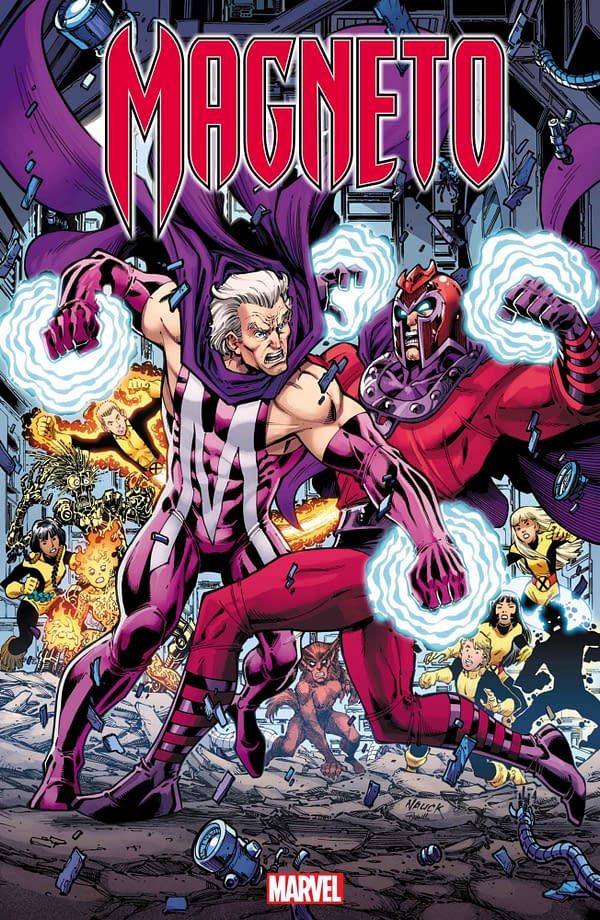 Cover image for MAGNETO #4 TODD NAUCK COVER