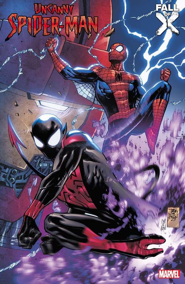 Cover image for UNCANNY SPIDER-MAN #4 TONY DANIEL COVER
