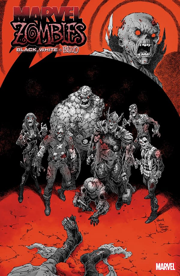 Cover image for MARVEL ZOMBIES: BLACK, WHITE & BLOOD 4 TODD NAUCK HOMAGE VARIANT