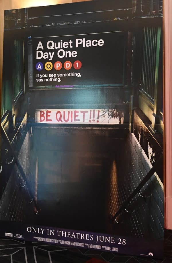 The A Quiet Place: Day One Standee At CinemaCon Rules