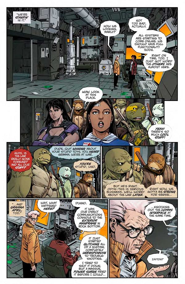 Interior preview page from TMNT: THE LAST RONIN II - RE-EVOLUTION #4 ESCORZA BROTHERS COVER