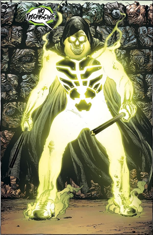 The Glowing Woman From Geoff Joihns & Gary Frank's Geiger