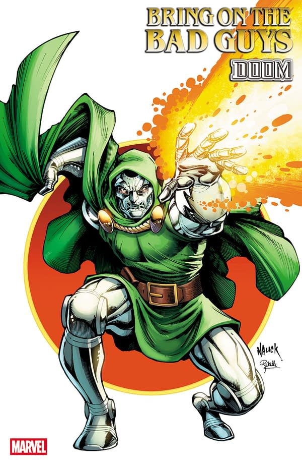 Cover image for BRING ON THE BAD GUYS: DOOM #1 TODD NAUCK ICONIC VARIANT