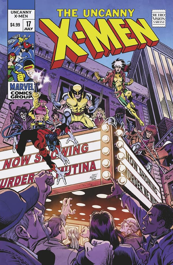 Cover image for UNCANNY X-MEN #17 RON FRENZ RETROVISION VARIANT